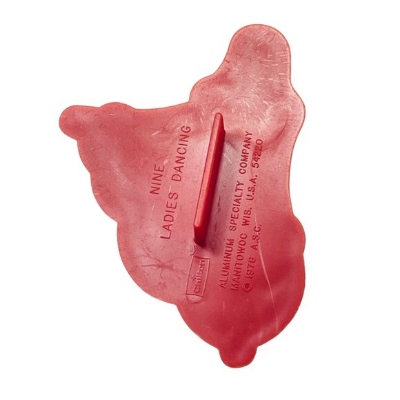 Vintage 1978 Aluminum Specialty Company Nine Ladies Dancing Cookie Cutter - Picture 2 of 5